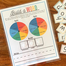 Load image into Gallery viewer, C.V.C. Words Printable &quot;Build A Word&quot; Game - Arrows And Applesauce
