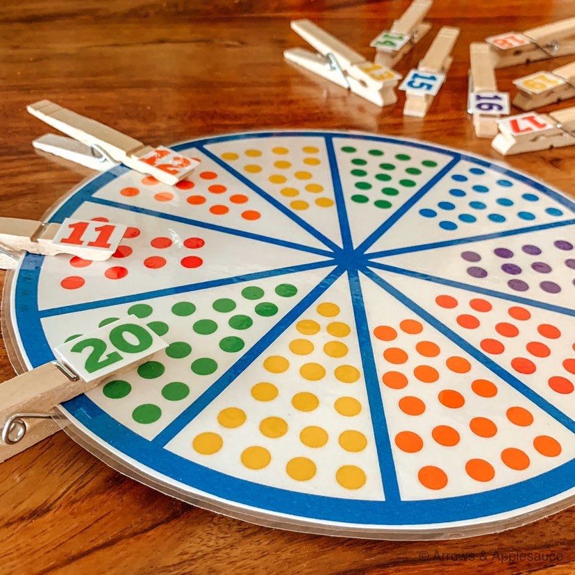 Numbers 11-20 Matching Wheel – Arrows And Applesauce