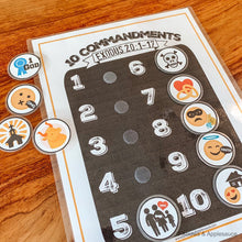 Load image into Gallery viewer, Ten Commandments Printable Memory Game - Arrows And Applesauce
