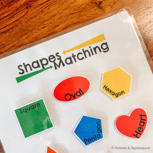 Load image into Gallery viewer, Shape Matching Printable Game - Arrows And Applesauce
