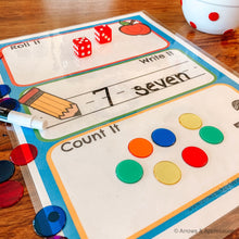 Load image into Gallery viewer, &quot;Roll It, Write It, Count It&quot; Printable Dice Game - Arrows And Applesauce
