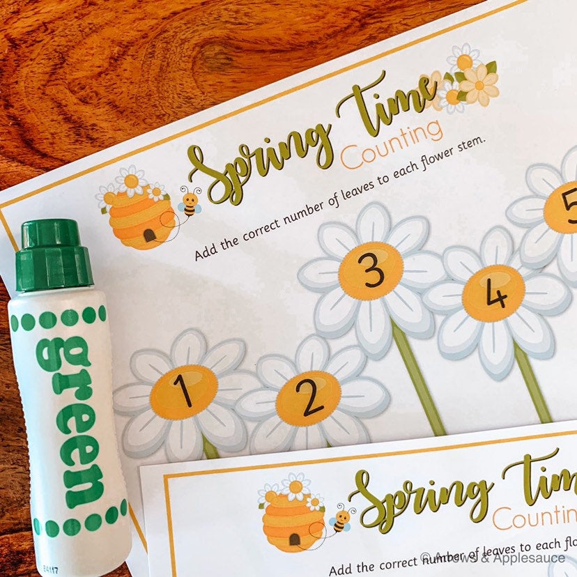 Spring Time Printable Activity Set – Arrows And Applesauce