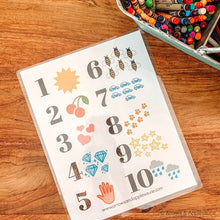 Load image into Gallery viewer, Numbers &amp; Shapes Busy Binder Printable Starter Kit - Arrows And Applesauce
