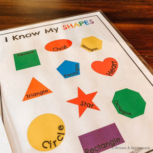Shapes Activities Printable Bundle – Arrows And Applesauce