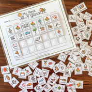 Weekly Visual Kid's Schedule - Arrows And Applesauce