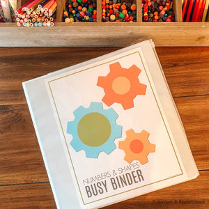 Numbers & Shapes Busy Binder Printable Starter Kit - Arrows And Applesauce