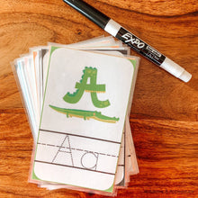 Load image into Gallery viewer, Animal Themed Printable Alphabet Tracing Cards - Arrows And Applesauce
