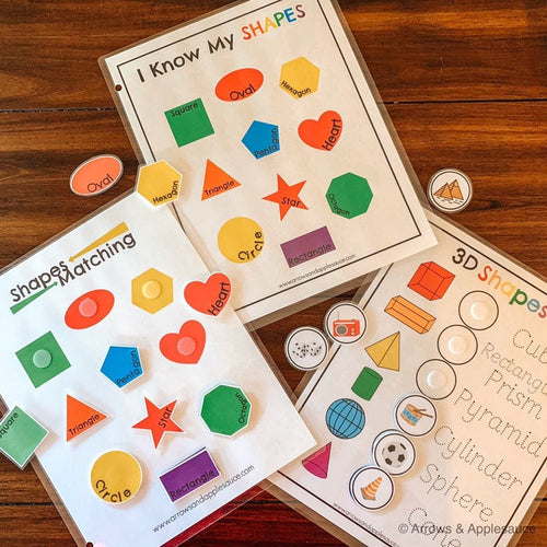 Shapes Activities Printable Bundle - Arrows And Applesauce
