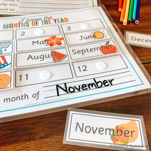 Months & Days Printable Memory Game Set - Arrows And Applesauce