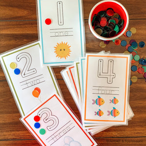 Numbers 1-20 Oversized Traceable Flashcards - Arrows And Applesauce