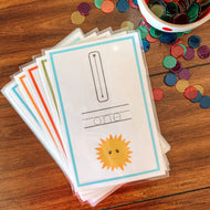 Numbers 1-20 Oversized Traceable Flashcards - Arrows And Applesauce