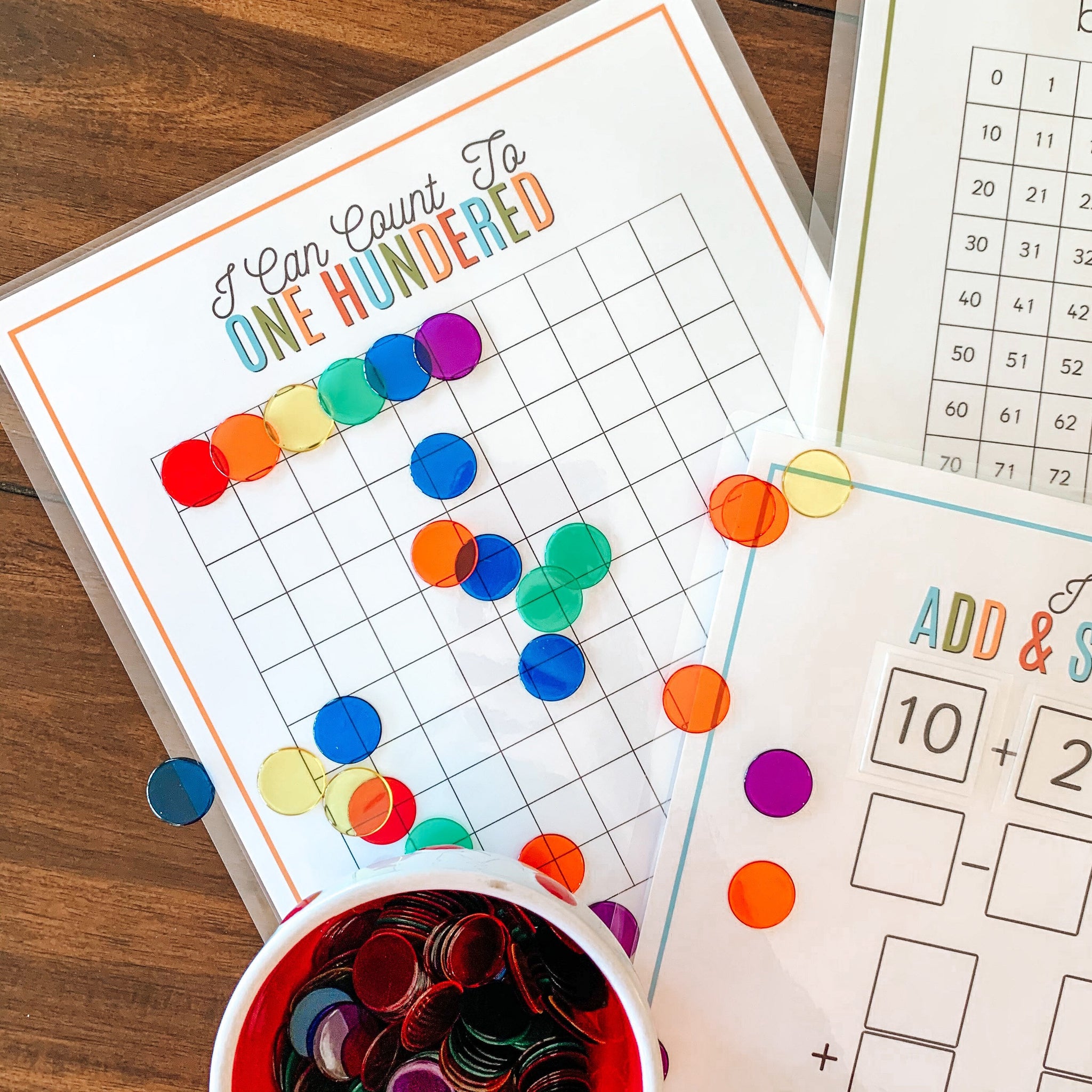 Hundreds Chart Printable Math Set – Arrows And Applesauce
