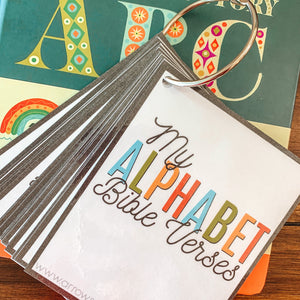 Printable Alphabet Bible Verse Cards - Arrows And Applesauce