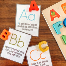 Load image into Gallery viewer, Printable Alphabet Bible Verse Cards - Arrows And Applesauce
