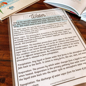 Water Cycle Kids Printable Activity - Arrows And Applesauce