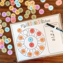 Load image into Gallery viewer, Printable Arithmetic Wheel - Arrows And Applesauce
