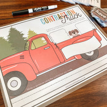 Load image into Gallery viewer, Contraction Truck Printable Reading Game - Arrows And Applesauce
